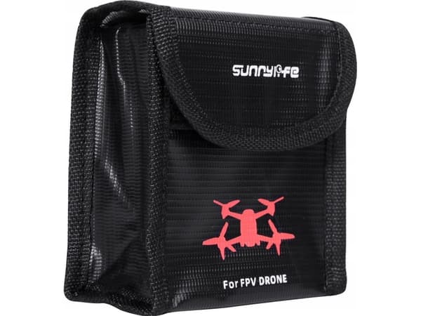 SunnyLife Carrying Case Pouch For 1 X Battery For Dji Fpv Combo Fireproof
