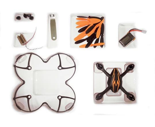 Value pack for H107 Matt Black w. orange strips