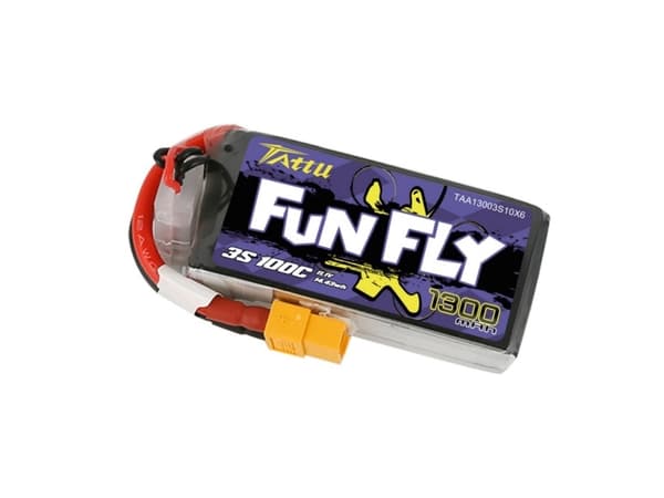Batteri Tattu Funfly 1300mAh 11,1V 100C 3S1P