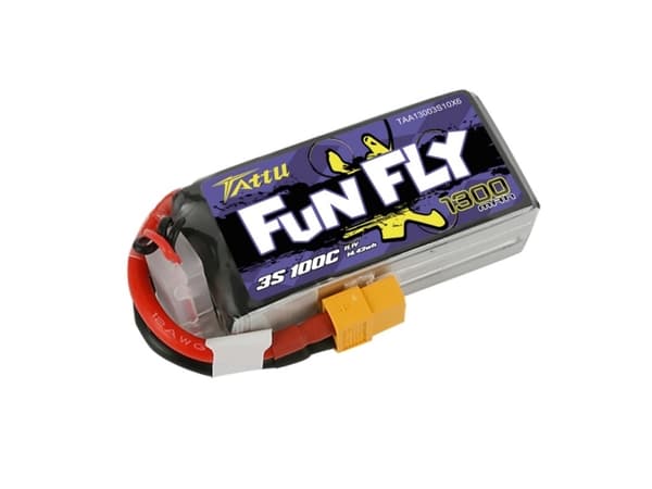 Batteri Tattu Funfly 1300mAh 11,1V 100C 3S1P