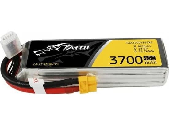 Batteri Tattu 3700mAh 14,8V 45C 4S1P