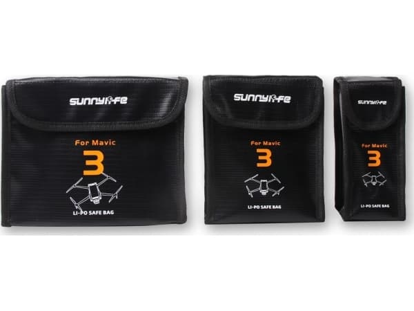 SunnyLife DJ Mavic 3 etui Brannsikker / For 2 batterier / M3-dc105-2