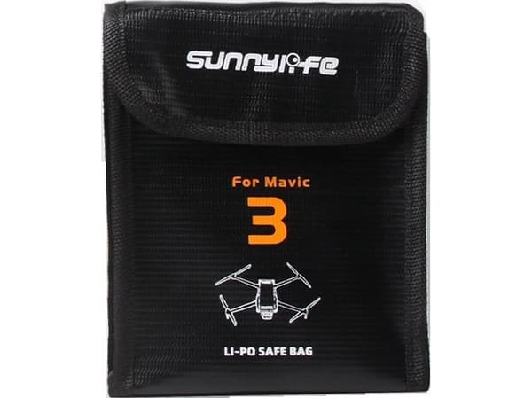 SunnyLife DJ Mavic 3 etui Brannsikker / For 2 batterier / M3-dc105-2