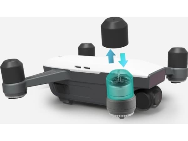 PGYTECH 4x Motorskydd Silikon för Dji Spark
