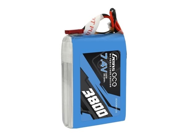 Gens Ace 3800mAh 7,4V 1C 2S1P batteri for Taranis Q X7