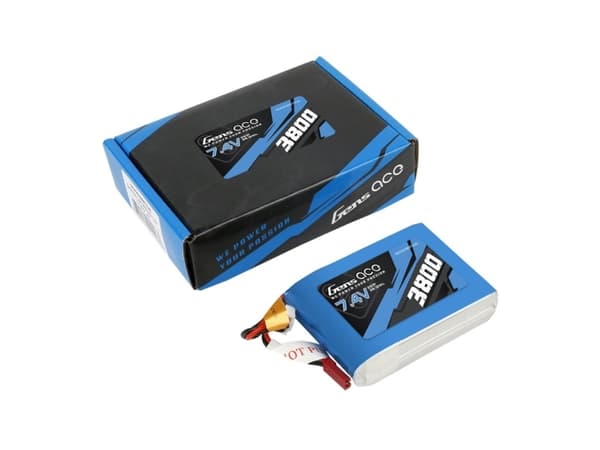 Gens Ace 3800mAh 7,4V 1C 2S1P batteri for Taranis Q X7