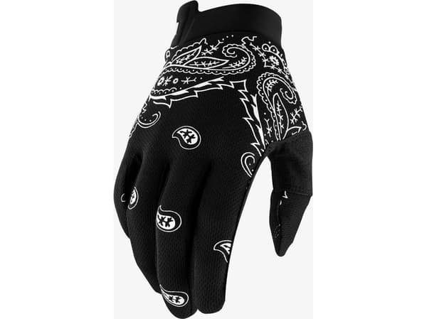 100% Hansker 100% ITRACK Hanske rød størrelse. XXL (håndlengde 209-216 mm) (NYHET)
