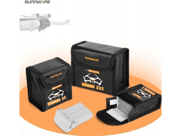 SunnyLife LI-PO ETUI FALL - 3x BATTERI för DJI MINI 3 PRO