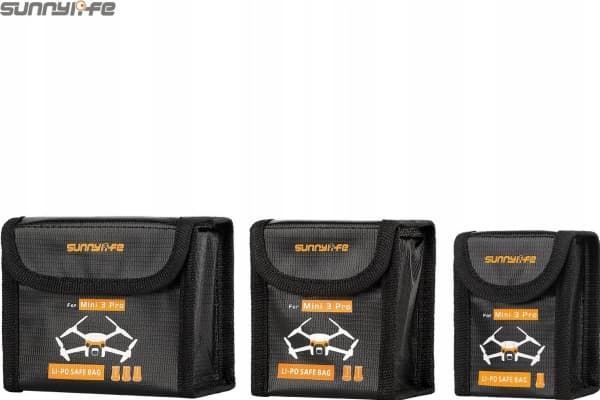 SunnyLife LI-PO ETUI FALL - 3x BATTERI för DJI MINI 3 PRO