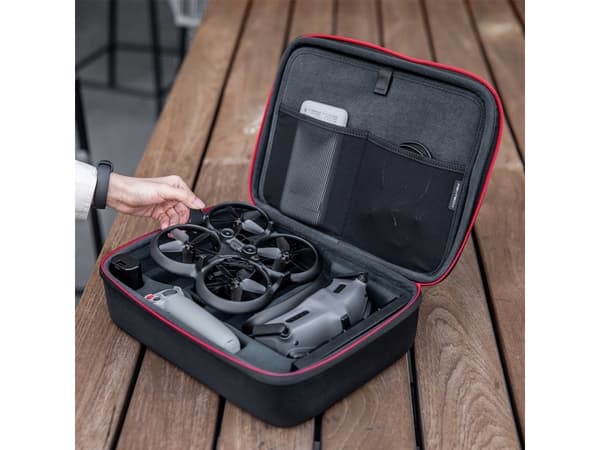 PGYTECH P-36B-030, Hård veske, Sort, EVA ( Ethylene-vinyl-acetat), Nylon, Polyurethan, Monokromatisk, Glidelås, DJI Avata