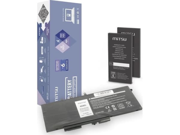 Mitsu tuotteeseen Dell Latitude 5490, 5590 6000 mAh (46 Wh) 7.6V