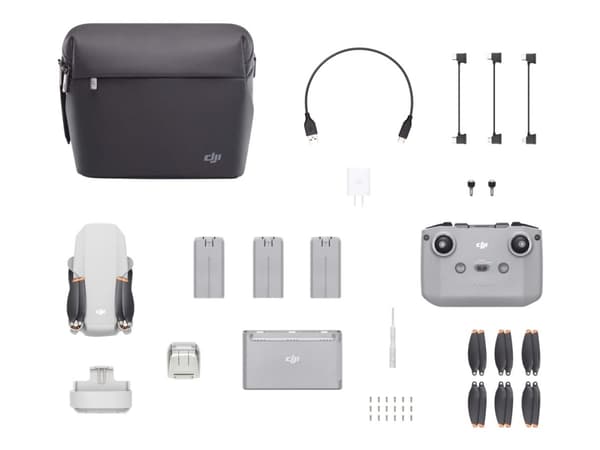DJI Avata Explorer Combo, 4 roottoria, 48 MP, 3840 x 2160 pikseliä, 27 m/s, 2420 mAh, Musta, Harmaa