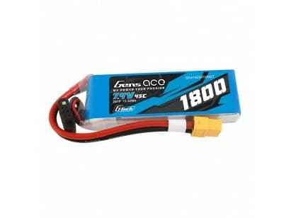 Gens Ace-batteri GensAce G-Tech LiPo 1800mAh 7,4V 45C 2S1P XT60