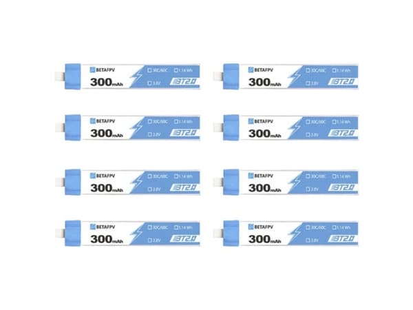 Multicopter-batteri BETAFPV 01030003 Passer til Cetus FPV Kit 8 stk
