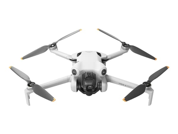 DJI Mini 4 Pro (RC 2), 4 roottoria, 48 MP, 3840 x 2160 pikseliä, 16 m/s, 2590 mAh, Musta, Valkoinen