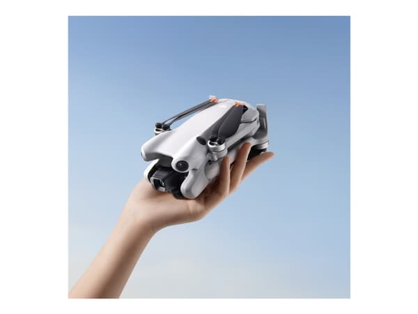 DJI Mini 4 Pro (RC 2), 4 roottoria, 48 MP, 3840 x 2160 pikseliä, 16 m/s, 2590 mAh, Musta, Valkoinen musta, Valkoinen