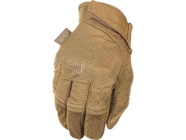 Mechanix Wear Gloves MECHANIX SPECIALTY VENT, med hull for ventilasjon, Coyote XXL str. Borrelås, kunstig 0,6 mm lær, berøringsskjermteknologi