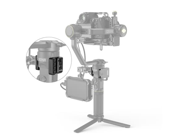 SmallRig 2995, 1 stk, aluminiumslegering, svart, ZHIYUN CRANE 2S, 42,4 mm, 39 mm