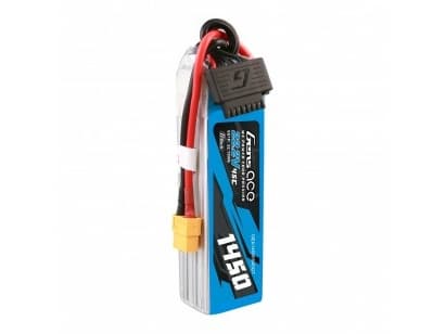 Gens ace G-Tech 1450mAh 22.2V 45C 6S1P Lipo Battery Pack with XT60 Plug, Battery