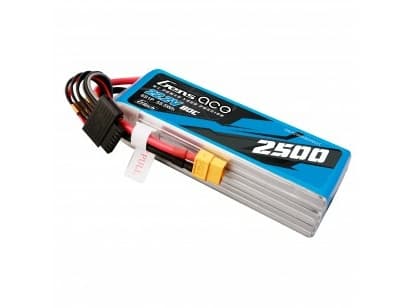 Gens ace G-Tech 2500mAh 22.2V 80C 6S1P Lipo Battery Pack with XT60 plug, Battery