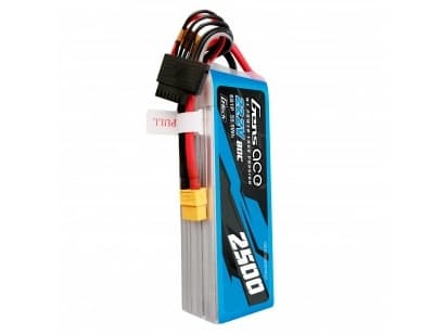 Gens ace G-Tech 2500mAh 22.2V 80C 6S1P Lipo Battery Pack with XT60 plug, Battery