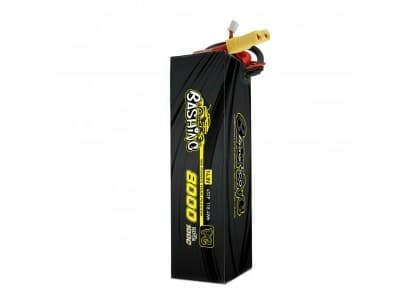 Gens ace 8000mAh 14.8V 100C 4S2P Lipo Battery Pack with EC5-Bashing Series, Battery