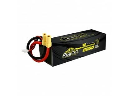 Gens ace 8000mAh 14.8V 100C 4S2P Lipo Battery Pack with EC5-Bashing Series, Battery