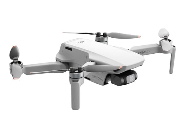 DJI Mini 4K Fly More Combo, 4 roottoria, 12 MP, 3840 x 2160 pikseliä, 16 m/s, 2250 mAh, harmaa Harmaa