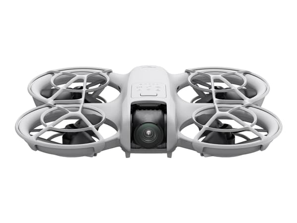 DJI Neo, 4 rotorer, 12 MP, 3840 x 2880 piksler, 16 m/s, 1435 mAh, svart, hvit