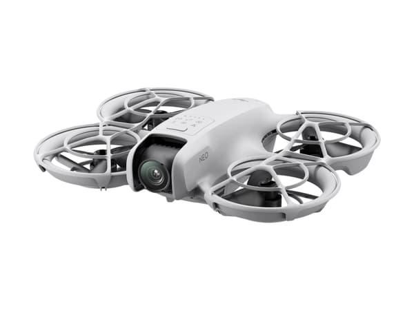 DJI Neo, 4 rotorer, 12 MP, 3840 x 2880 piksler, 16 m/s, 1435 mAh, svart, hvit Sort, Hvit