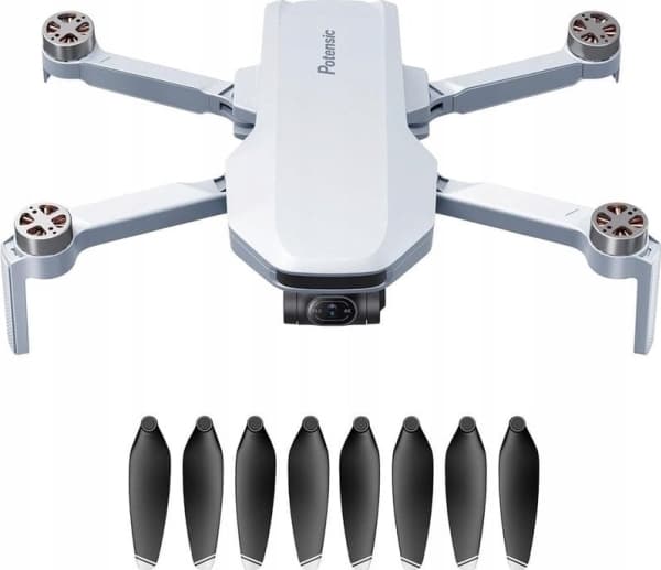 POTENSISK DRONE ATOM 3-AKS GIMBAL 4K, 1 DRONE, UTEN BATTERI OG TILBEHØR