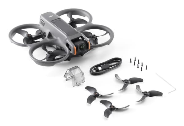 DJI Avata 2, 4 roottoria, 12 MP, 3840 x 2880 pikseliä, 27 m/s, 2150 mAh, Sort