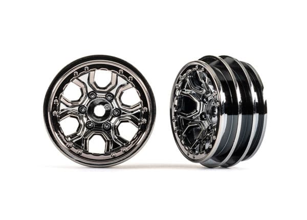 Traxxas 9770-BLKCR, Hjul, Kromfarget