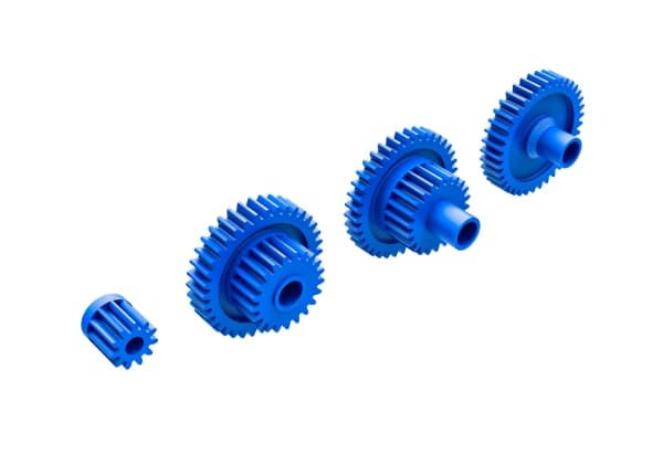 Traxxas 9776X, Hammaspyöräsarja, sininen