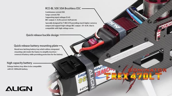 Align T-Rex 470LT Dominator 6S Super Combo