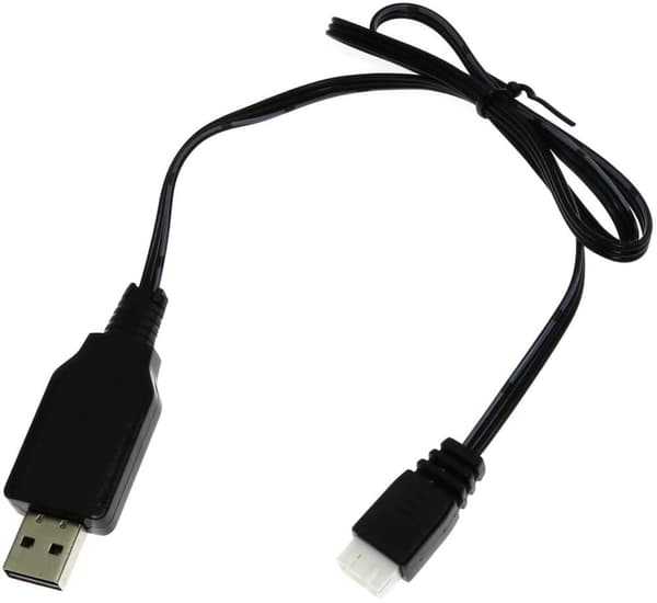Hubsan 7.4V lithiumbatteri til Syma X8C X8G X8HW H501S H501A B2W - Tilbehør til fjernstyret legetøj USB-opladningskabel