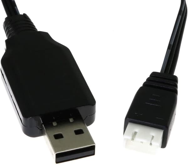 Hubsan 7.4V lithiumbatteri til Syma X8C X8G X8HW H501S H501A B2W - Tilbehør til fjernstyret legetøj USB-opladningskabel