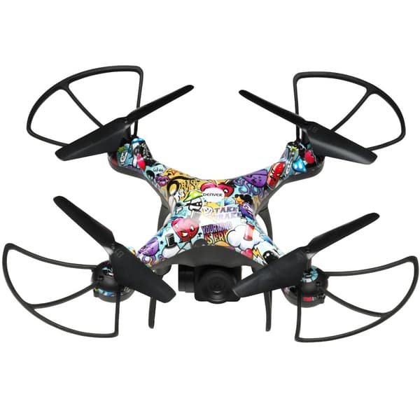 Drone HD-kamera Stort batteri Høydehold DCH-350 Flerfarget
