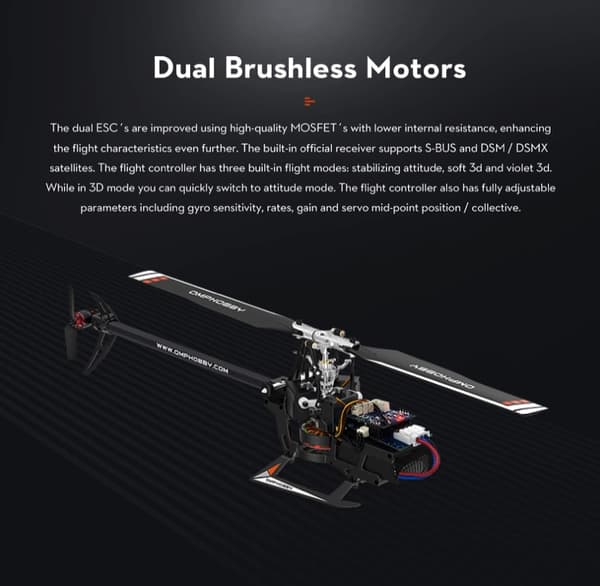 OMP Hobby M1 Helikopter SFHSS - Gul
