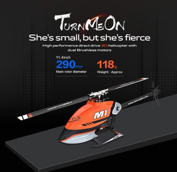 OMP Hobby M1 Helikopter SFHSS - Orange