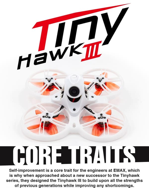 EMAX Tinyhawk III Borstlös FPV RTF