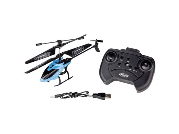 Carson 500507164 Starter Tyrant 230 Ir 2ch Rtf Cyan Helicopter, Helicopter