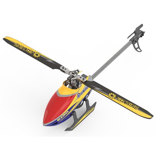 Borstlös Flybarless RC Helikopter Drone 2.4G 6CH 6-läges fjärrkontroll 3D6G Dubbel BNF RC Plane