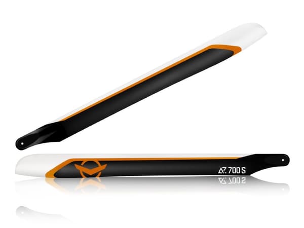 AZURE 700mm Rotor Blades Helikopter - Orange