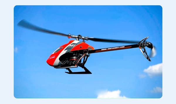 OMP Hobby M1 Evo BNF Helikopter - Gul