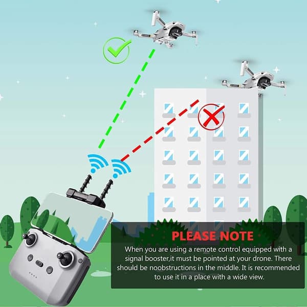 Yagi-UDA 2S DJI Air 2S / Mavic Air 2 / Mini 2 -lisävarusteet - Lisävarusteet kauko-ohjattaville leluille Signaalinvahvistinantenni kauko-ohjaukseen