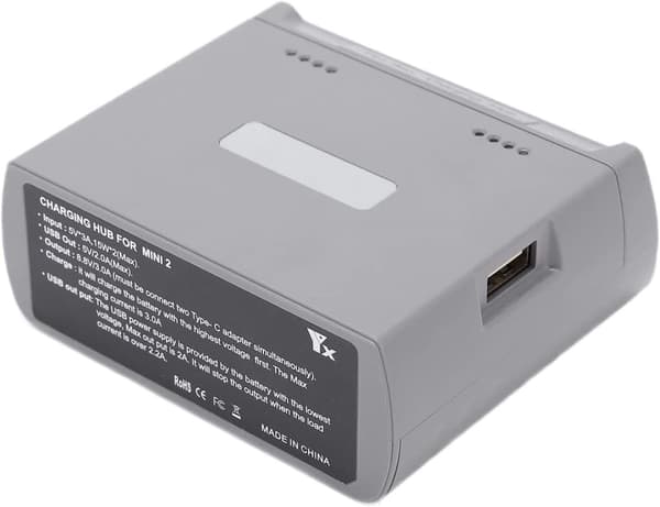 DJI Mini 2 / Mini SE drone, opladningshub dronebatterier (grå) - tilbehør til fjernstyrede legetøjsopladere