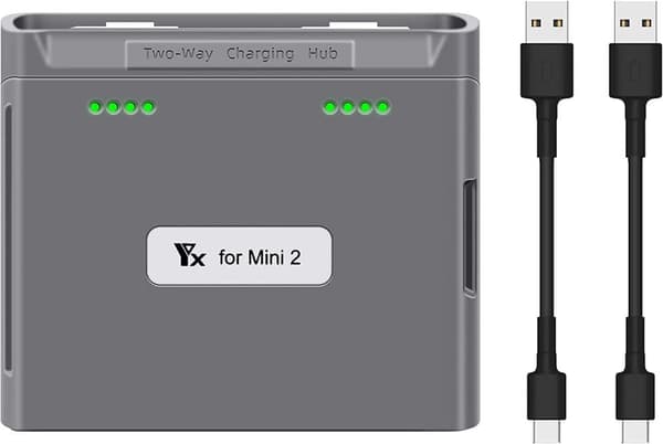 DJI Mini 2 / Mini SE drönare, laddningsnav Drone batterier (grå) - Tillbehör till Fjärrstyrda Leksaker Laddare