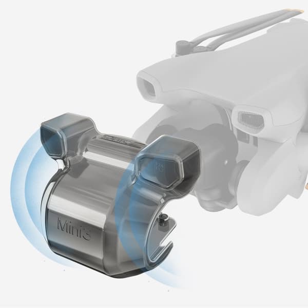 INF Mini 3 Gimbal Protector – Linsedeksel Støvtett hette for DJI Mini 3 Drone – Gjennomsiktig svart