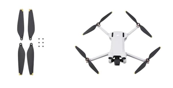 Erstatnings drone propeller støjsvag letvægts 1 par   DJI Mini 3 Pro